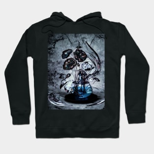 Blue vein vase Hoodie